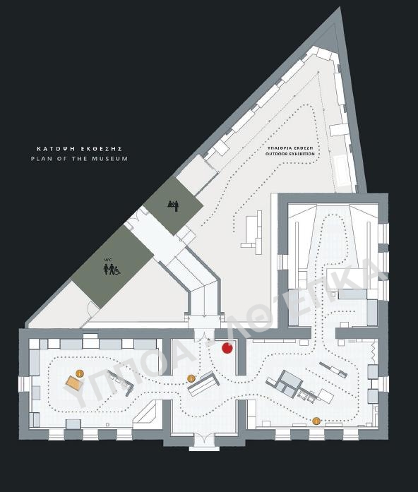The ground plan of the exhibition